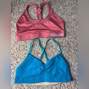 Lululemon Sport Bra Size 6 and Victoria Sport Bra. Set of 2